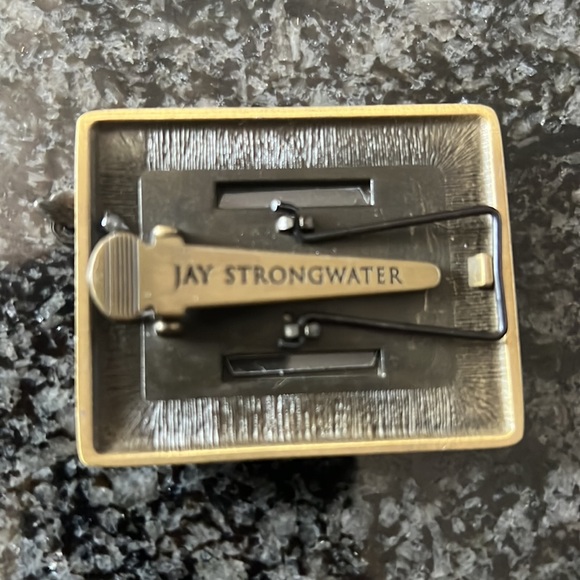 Nieman Marcus Jay Strongwater Jeweled Butterfly Scarf Clip Picture Frame - Picture 2 of 7